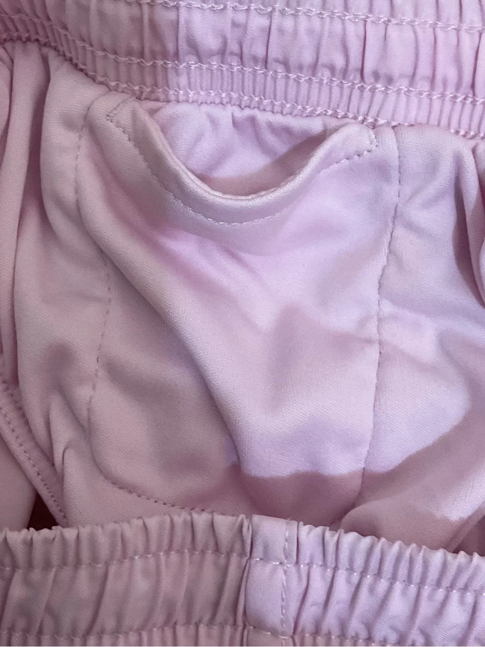 Nike Dri-FIT Women’s Pink 2-in-1 Lined Running Athletic Shorts Size Large